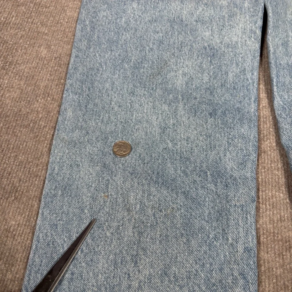 Vintage Levis 506 Jeans Mens 34x30 (Tag 36x30) Orange Tab Blue Denim Made In USA